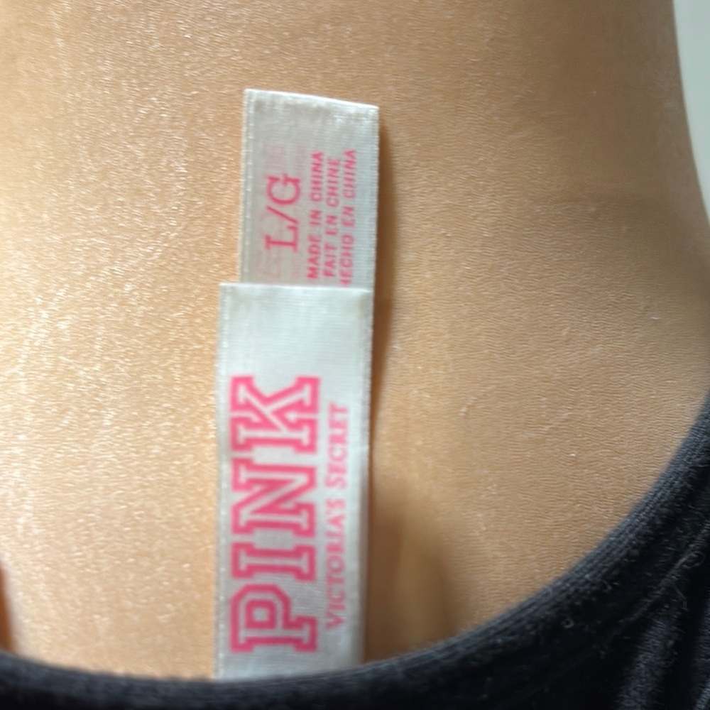 PINK Victoria's Secret Black Athletic Sports Bra - Picture 8 of 11